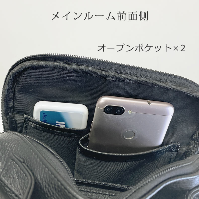 ポーチ メンズ 小型 革 ブランド おしゃれ レザー タバコ スマホ iPhone ショルダーポーチ 財布 ポーチ メインルーム ショルダーバッグ