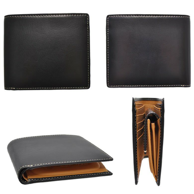 二つ折り 財布 P.I.D 牛革 小銭入れ ラシオ メンズ 25284 | 目々澤鞄