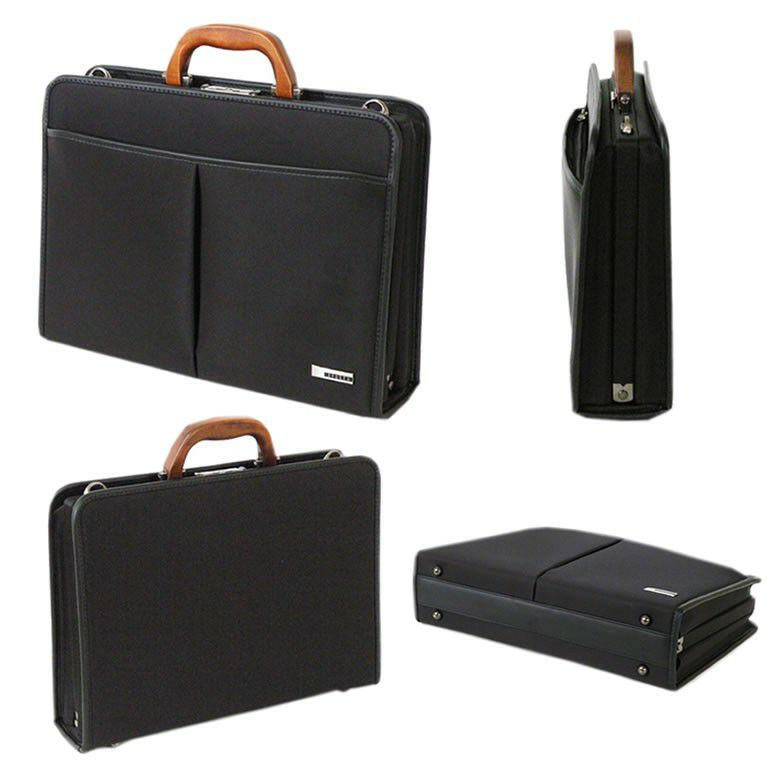 ビジネスバッグ BAGGEX ブリーフケース 豊岡 桜ハンドル 軽量 木