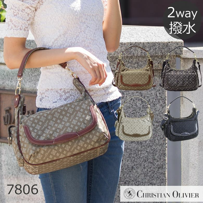 ショルダーバッグ 斜めがけ 肩掛け 2way 軽い 撥水 おしゃれ CHRISTIAN OLIVIER クリスチャンオリビエ ギフト レディース