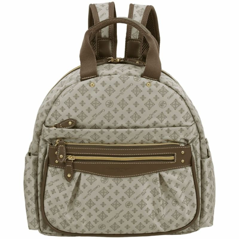 クリスチャンオリビエ バッグ リュック レディース 大人 軽い おしゃれ 通勤 旅行 カジュアル ジャガード 撥水 7818