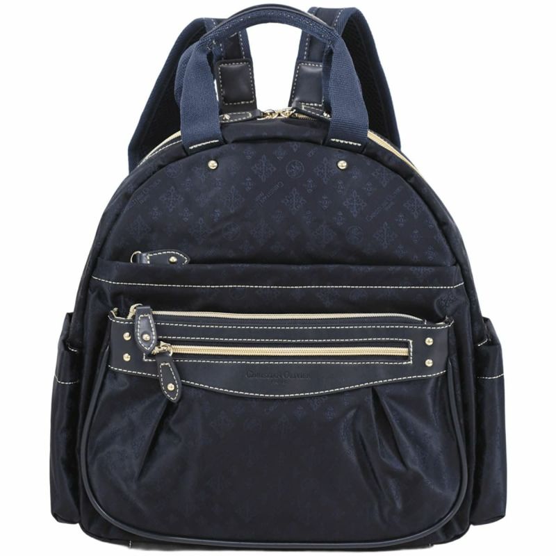 クリスチャンオリビエ バッグ リュック レディース 大人 軽い おしゃれ 通勤 旅行 カジュアル ジャガード 撥水 7818