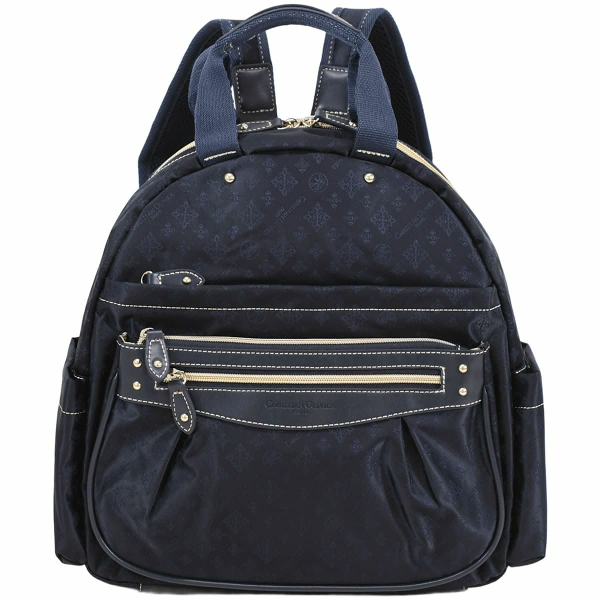 クリスチャンオリビエ バッグ リュック レディース 大人 軽い おしゃれ 通勤 旅行 カジュアル ジャガード 撥水 7818