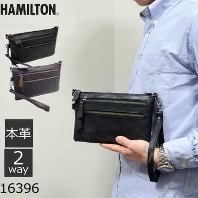新品 HAMILTON ショルダーバッグ 本革 レザー 16422 HAMILTON -Grandeur/ハミルトングランジャー本革 革 牛革