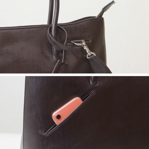 トートバッグ メンズ 大きめ ファスナー付き ブランド pid 本革 レザー