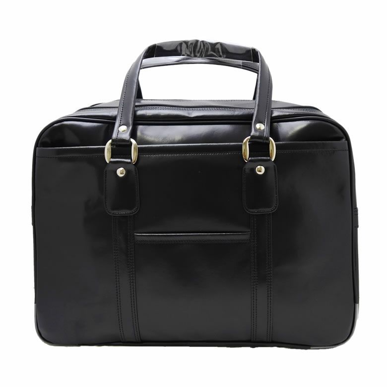 ビジネスバッグB4大容量  日本製 豊岡鞄 銀行バッグ 黒 くろ クロ ブラック