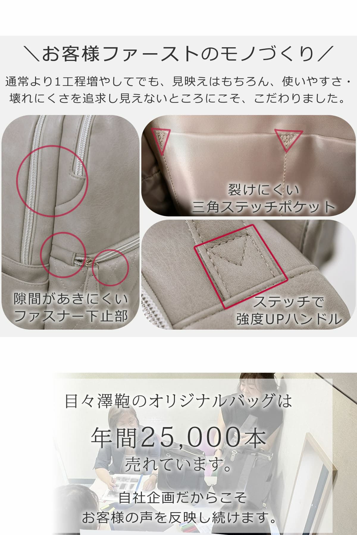 ビジネスリュック レディース 頼れる私のパートナーリュック