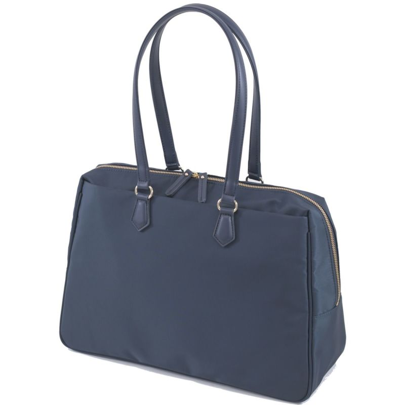 目々澤鞄 通勤バッグ 女性 軽い レディース 40代 ブランド 軽量トートバッグ レディース 人気 ナイロン トートバッグ きれいめ 通勤 ビジネスバッグ 50代 ナイロン きれいめ pcバッグ 営業バッグ 自立　ネイビー 紺 コン