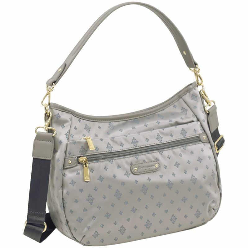 ショルダーバッグ レディース 斜めがけ 軽い ブランド 軽量 おしゃれ カジュアル 人気 ナイロン 大人可愛い トートバッグ 肩掛け ナイロントート ナイロンショルダー 超軽量 とにかく軽い 40代 50代 60代 グレー ぐれー 目々澤鞄 ティアラム