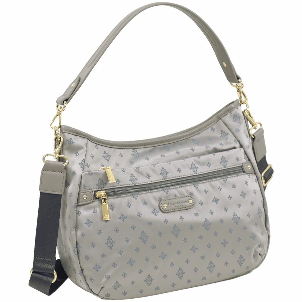 ショルダーバッグ レディース 斜めがけ 軽い ブランド 軽量 おしゃれ カジュアル 人気 ナイロン 大人可愛い トートバッグ 肩掛け ナイロントート ナイロンショルダー 超軽量 とにかく軽い 40代 50代 60代 グレー ぐれー 目々澤鞄 ティアラム