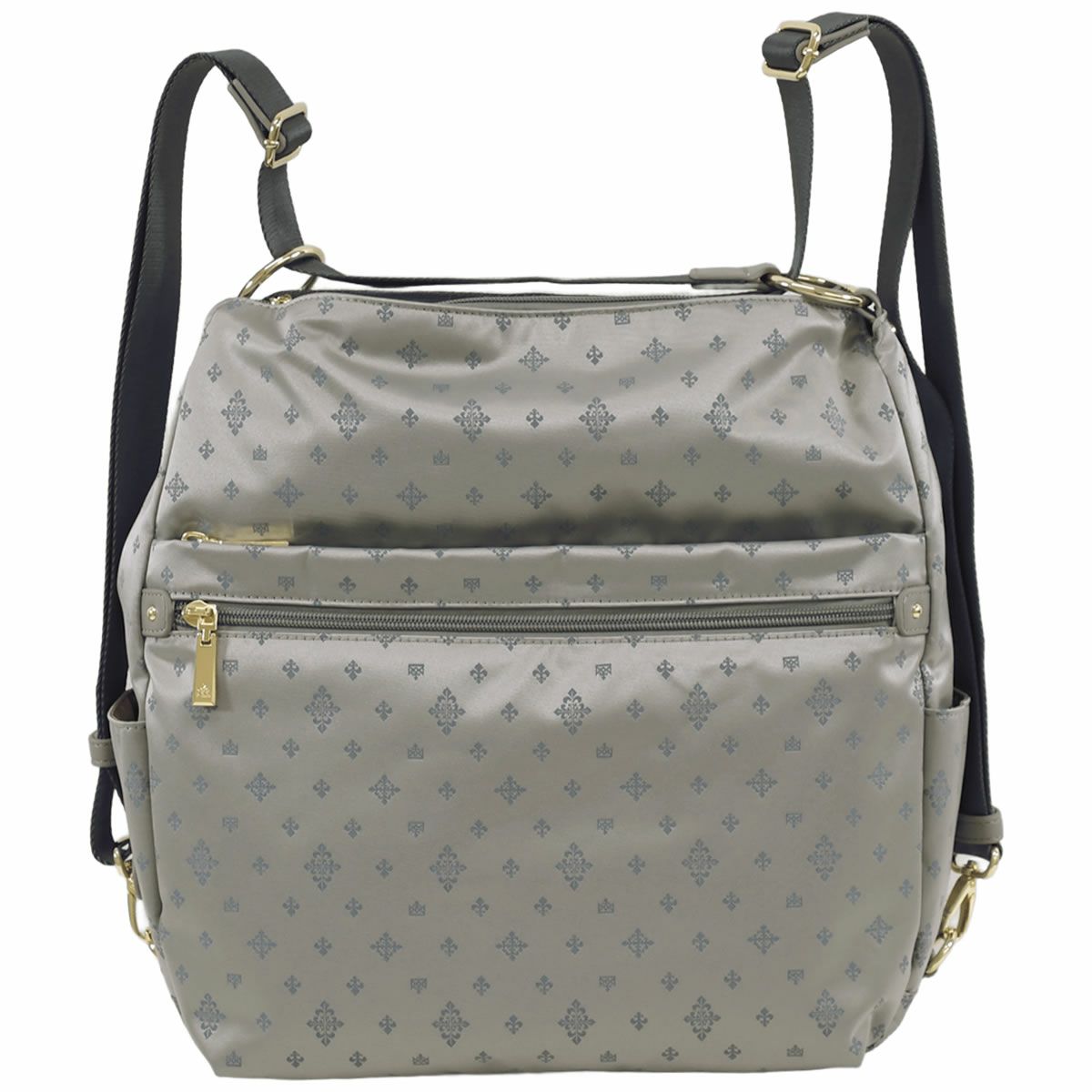 ショルダーリュック 2way レディース リュックにもなる2way レディース ブランド リュック 斜めがけ 両方 リュッ2way 軽量 大容量 ナイロン ショルダーバッグ 軽い リュックにもなるショルダーバッグ ブランド 大人のための3wayリュック シルキーグレー