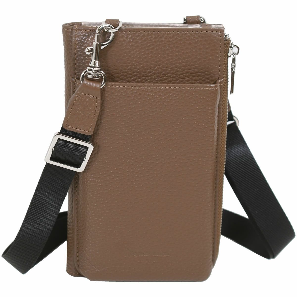 目々澤鞄 スマホショルダー 人気 スマホポシェット おしゃれ ストラップ ママ 財布付き 本革 軽い かわいい 財布機能 バッグいらず 縦型 ラベンダー ピンク パープル