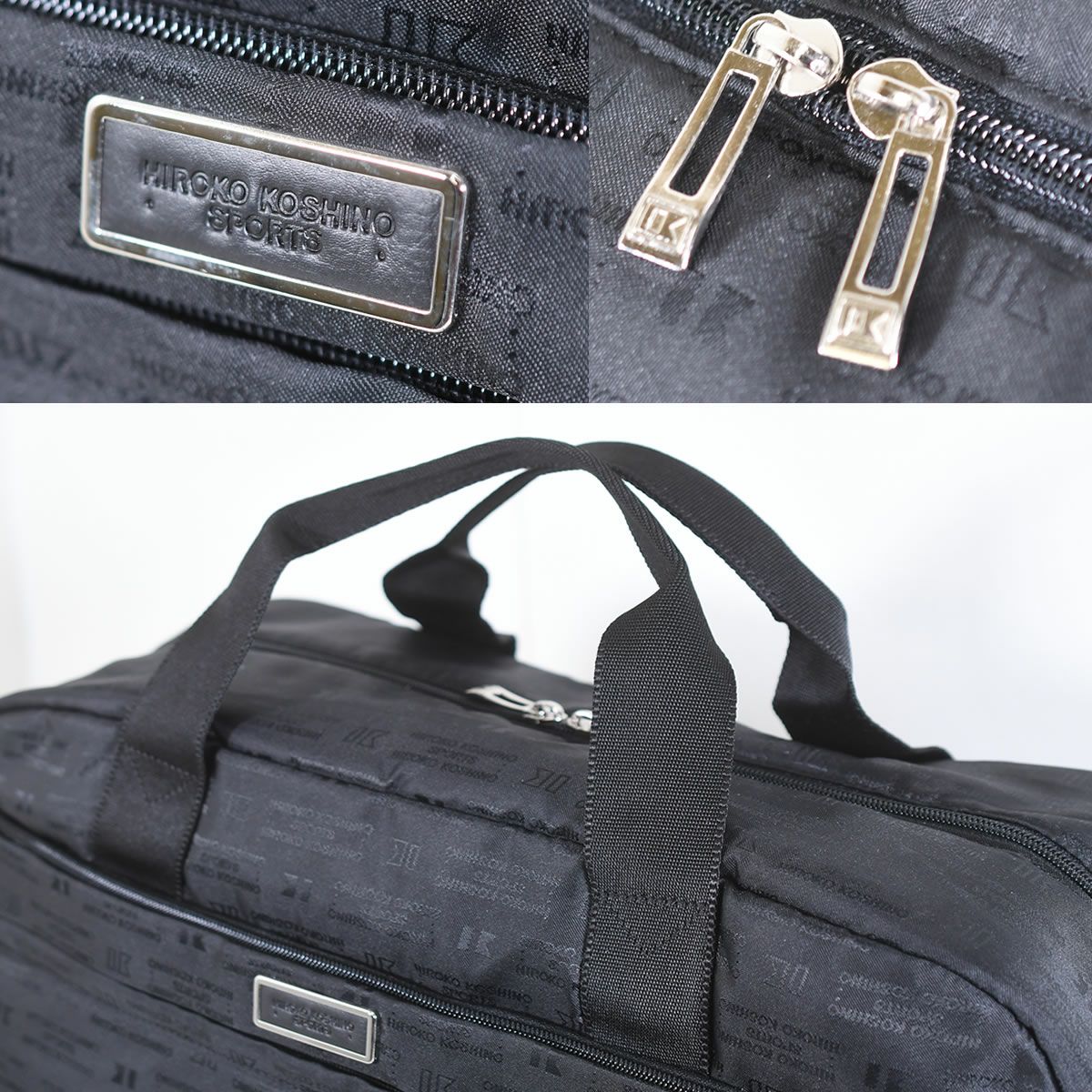 ヒロココシノ ボストンバッグ レディース ブランド おしゃれ 旅行 ゴルフ 軽い 軽量 大容量 ナイロン 旅行カバン黒 2泊3日 肩掛け 人気 1泊 HIROKO KOSHINO SPORTS