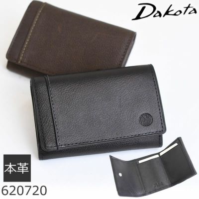 ダコタ 財布 メンズ 人気 ブラックレーベル 三つ折り財布 ミニ