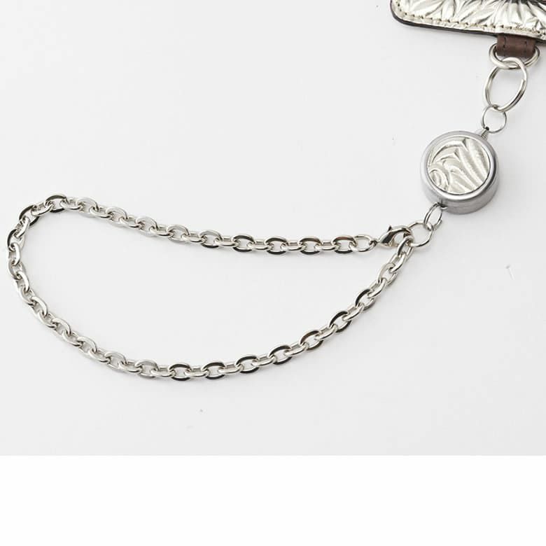 財布 レディース パスケース リール付き 定期入れ 日本製 本革 Neutral Gray 3469303