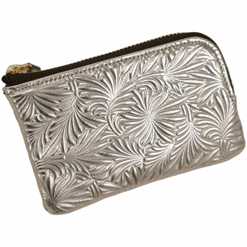 キーケース レディース 人気 ブランド コンパクト スマートキー 軽い 日本製 本革 ニュートラルグレイ490301