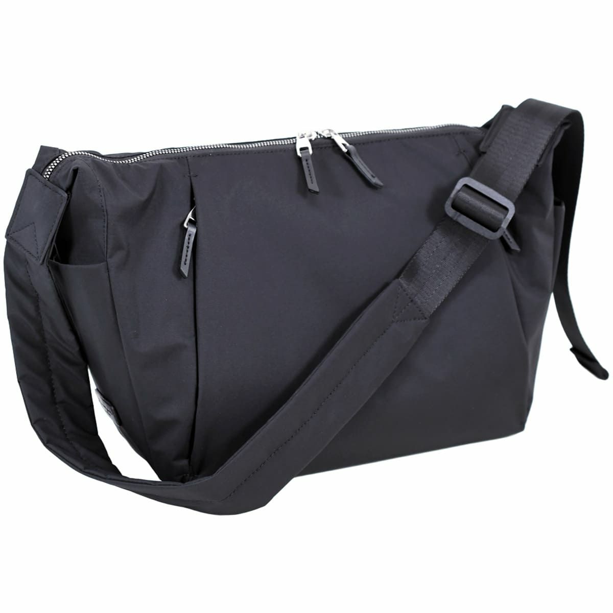 目々澤鞄 ショルダーバッグメンズ ボディバッグ メッセンジャーバッグ 斜めがけ おしゃナイロン軽いA4 撥水 N.F 40003m