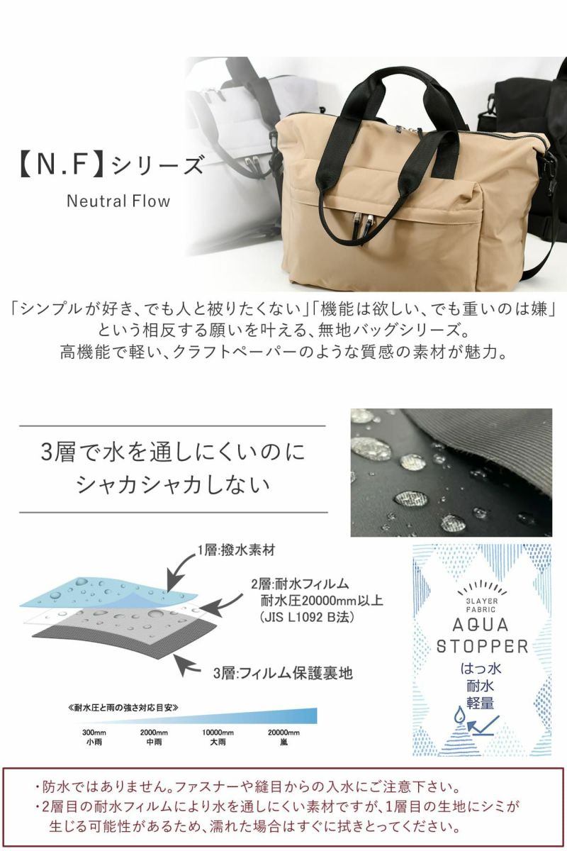 目々澤鞄 ボストンバッグメンズ 旅行 1泊2日 トラベル ナイロン 軽い 3way 20L 撥水 おしゃれ 小さめ 人気 ビジネス 出張  N.F 40005m