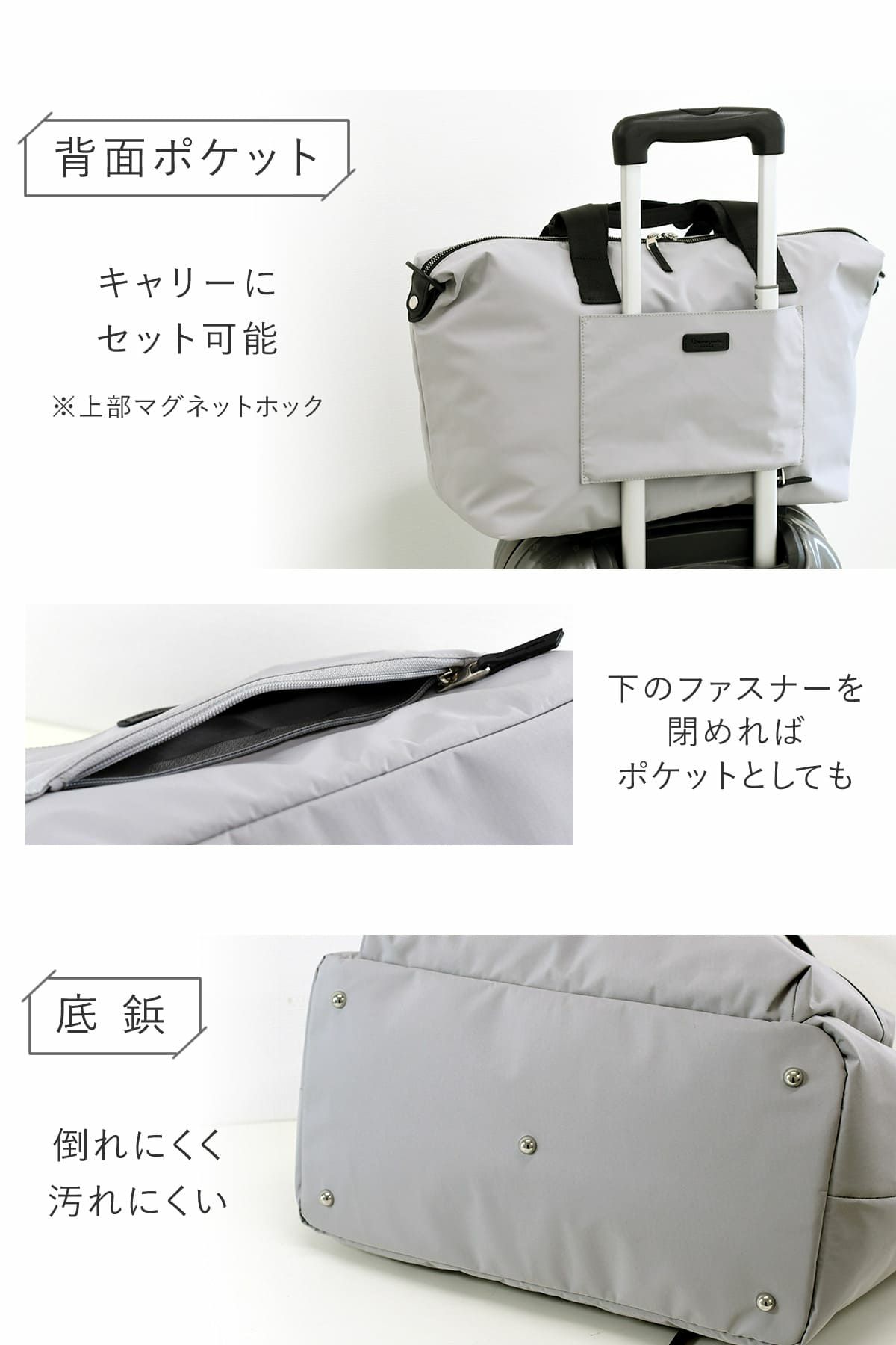 目々澤鞄 ボストンバッグメンズ 旅行 1泊2日 トラベル ナイロン 軽い 3way 20L 撥水 おしゃれ 小さめ 人気 ビジネス 出張  N.F 40005m