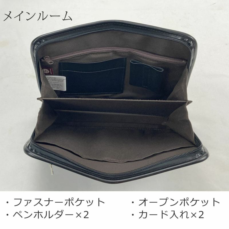 セカンドバッグ メンズ 日本製 40代 軽量 合皮製 豊岡鞄認定 ストラップ 2way 大きく開く ブランド 父の日 ギフト プレゼント25964