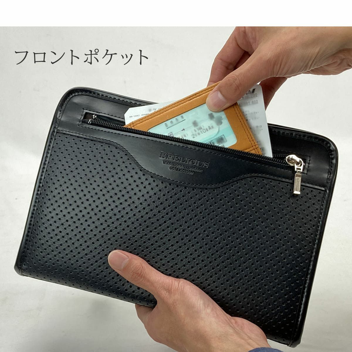 セカンドバッグ メンズ 日本製 40代 軽量 合皮製 豊岡鞄認定 ストラップ 2way 大きく開く ブランド 父の日 ギフト プレゼント25964