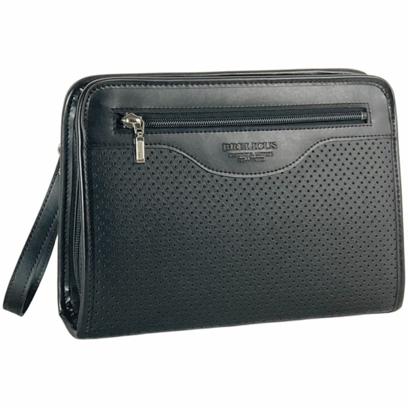 セカンドバッグ メンズ 日本製 40代 軽量 合皮製 豊岡鞄認定 ストラップ 2way 大きく開く ブランド 父の日 ギフト プレゼント25964