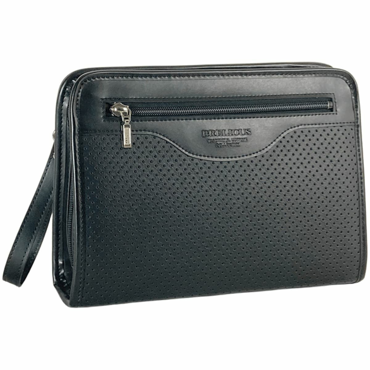 セカンドバッグ メンズ 日本製 40代 軽量 合皮製 豊岡鞄認定 ストラップ 2way 大きく開く ブランド 父の日 ギフト プレゼント25964