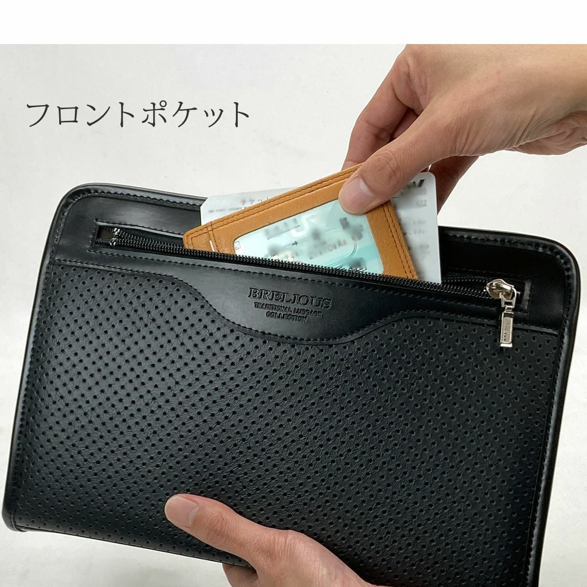 セカンドバッグ メンズ 日本製 40代 軽量 合皮製 豊岡鞄認定 ストラップ 2way 大きく開く ブランド ギフト 父の日 プレゼント 25963