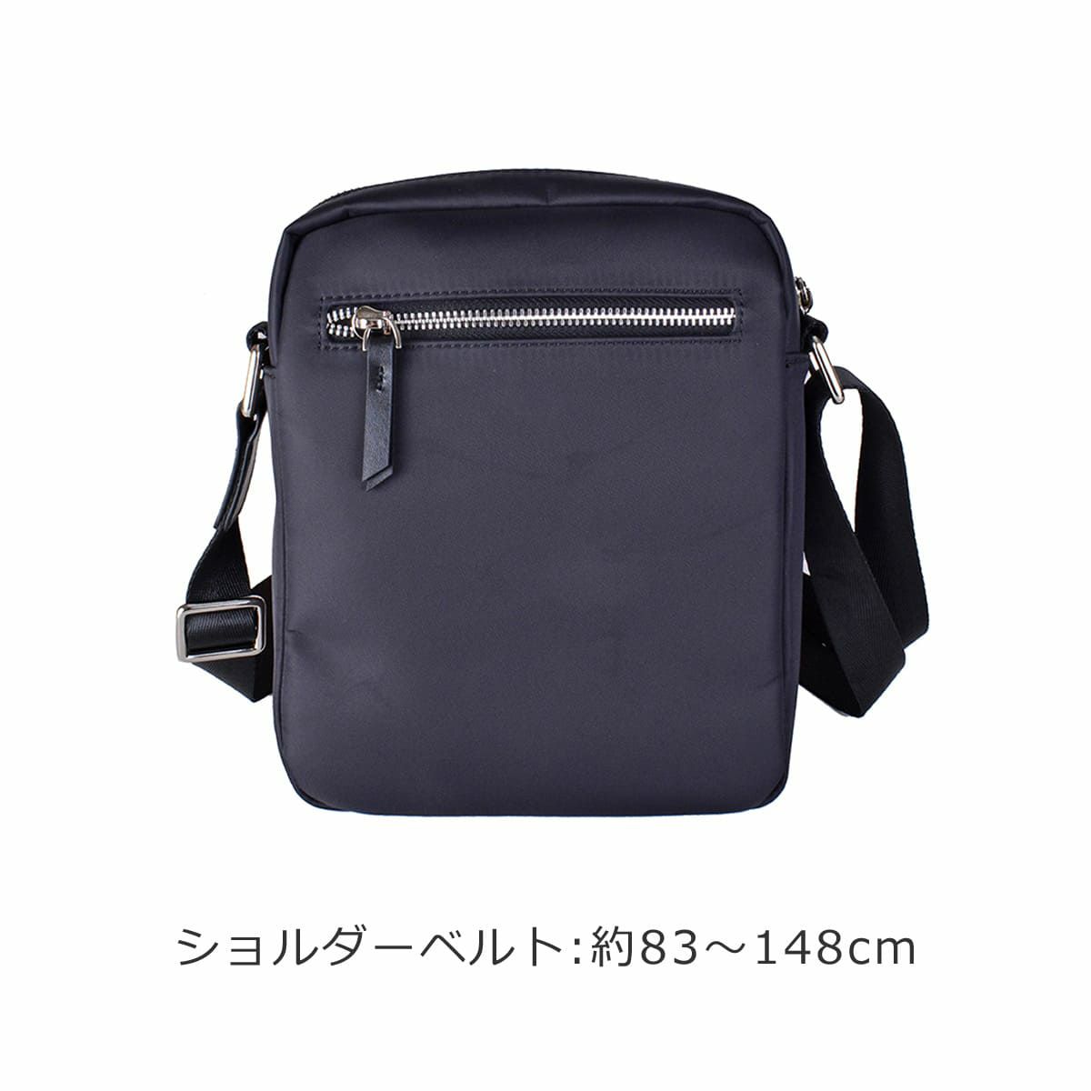 ショルダーバッグ メンズ 小さめ 斜めがけバッグ ナイロン 軽量 革付属 ブランド 軽い 縦型 父の日 プレゼント ギフト 贈り物 40代 50代 60代 renoma