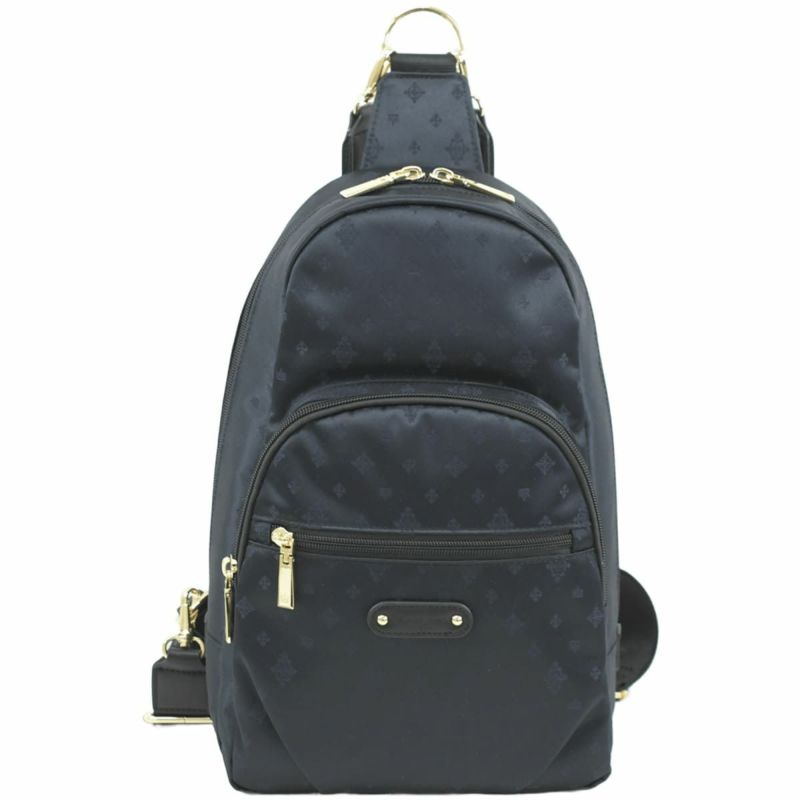 目々澤鞄 リュック レディース 小さめ 軽量 きれいめ 2way ボディバッグにもなる ミニリュック 斜めがけバッグ ブラック 